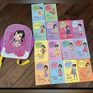 Bill B Brown Deluxe Book set with a Backpack from Usborne Books! EUC!! 📚 🎒